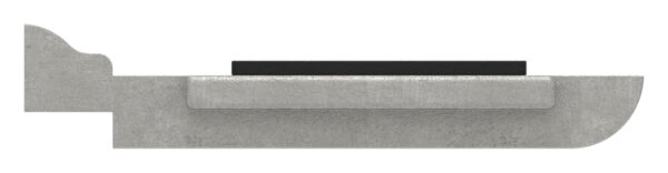 Sicherungsplatte für Mod. 34 , V4A,  hochglanzpoliert