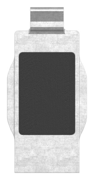 Sicherungsplatte für Mod. 35 , V2A