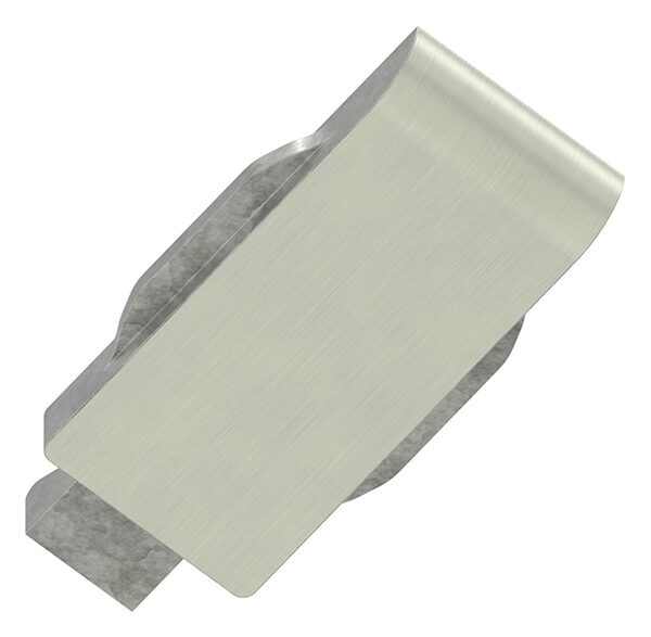 Sicherungsplatte für Mod. 35 - Edelstahleffekt