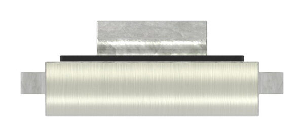Sicherungsplatte für Mod. 35 - Edelstahleffekt