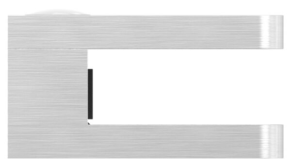 Glasklemme Mod. 36, Maße: 45 x 55 x 28,5mm, Anschluss: gerade, in V2A, inkl. aller Schrauben und Abdeckplättchen, AbZ/AbG in Vorbereitung