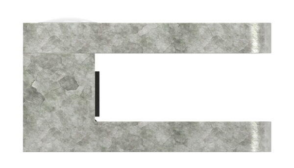 Glasklemme Mod. 36, Maße: 45 x 55 x 28,5mm, Anschluss: gerade, in Zink roh, inkl. aller Schrauben und Abdeckplättchen, AbZ/AbG in Vorbereitung