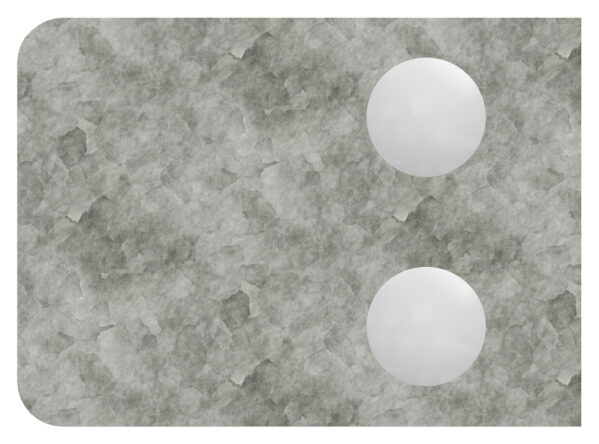 Glasklemme Mod. 36, Maße: 45 x 55 x 28,5mm, Anschluss: 33,7mm, in Zink roh, inkl. aller Schrauben und Abdeckplättchen, AbZ/AbG in Vorbereitung