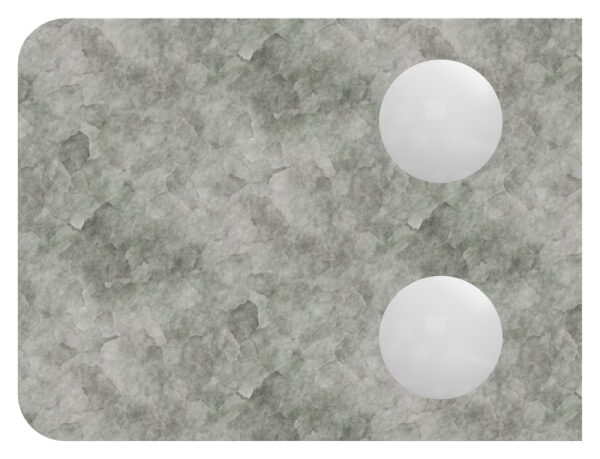 Glasklemme Mod. 36, Maße: 45 x 55 x 28,5mm, Anschluss: 42,4mm, in Zink roh, inkl. aller Schrauben und Abdeckplättchen, AbZ/AbG in Vorbereitung