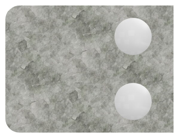 Glasklemme Mod. 36, Maße: 45 x 55 x 28,5mm, Anschluss: 48,3mm, in Zink roh, inkl. aller Schrauben und Abdeckplättchen, AbZ/AbG in Vorbereitung