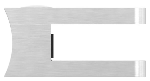 Glasklemme Mod. 36, Maße: 45 x 55 x 28,5mm, Anschluss: 60,3mm, in V2A, inkl. aller Schrauben und Abdeckplättchen, AbZ/AbG in Vorbereitung