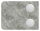 Glasklemme Mod. 36, Maße: 45 x 55 x 28,5mm, Anschluss: 60,3mm, in Zink roh, inkl. aller Schrauben und Abdeckplättchen, AbZ/AbG in Vorbereitung