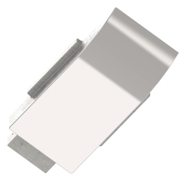Sicherungsplatte für Mod. 38 , V4A,  hochglanzpoliert