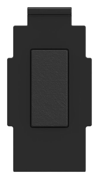 Sicherungsplatte für Mod. 38 , Zink roh pulverbeschichtet in RAL 9005 glänzend