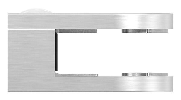 Glasklemme Mod. 38, Maße: 63x45x30mm, Anschluss: gerade, V4A, inkl. aller Schrauben und Abdeckplättchen, mit AbZ