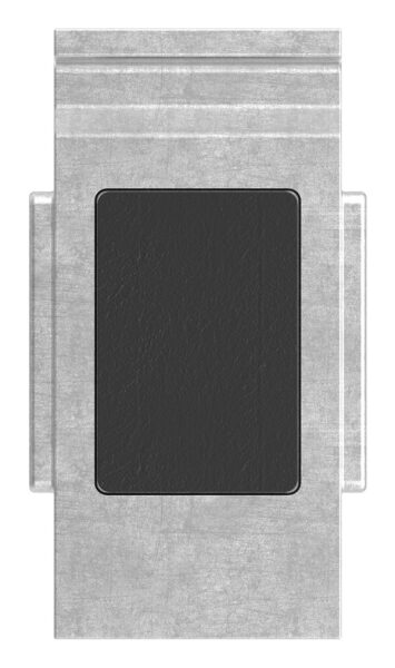 Sicherungsplatte für Mod. 39, V4A