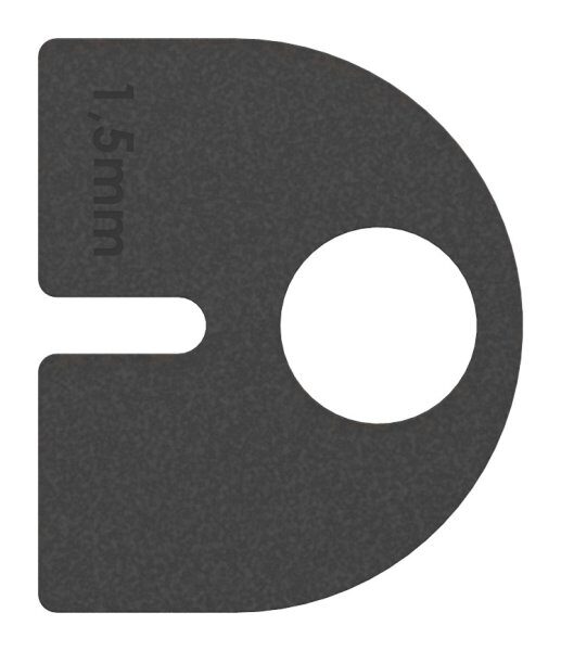 Gummi 1 Paar für  Mod. 28, Blech 1,5mm