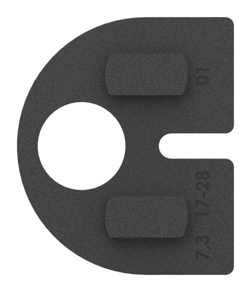 Gummi 1 Paar für  Mod. 30, Blech 1,5mm