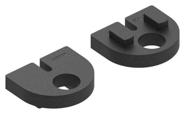 Gummi 1 Paar für  Mod. 30, Blech 4mm