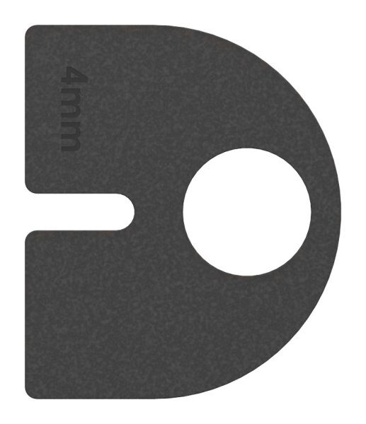 Gummi 1 Paar für  Mod. 30, Blech 4mm