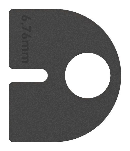 Gummi 1 Paar für  Mod. 30, VSG-Glas 6,76mm