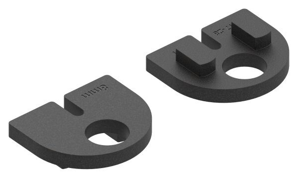 Gummi 1 Paar für  Mod. 30, ESG-Glas 8mm