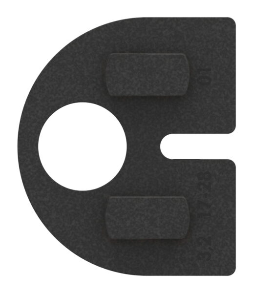 Gummi 1 Paar für  Mod. 30, VSG-Glas 9,52mm