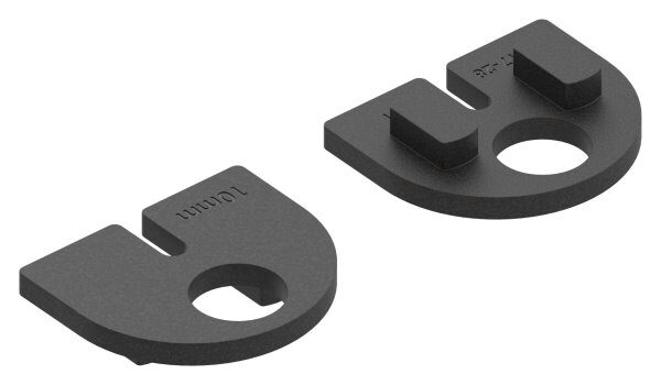 Gummi 1 Paar für  Mod. 30, ESG-Glas 10mm