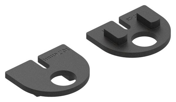 Gummi 1 Paar für  Mod. 30, VSG-Glas 10,76mm