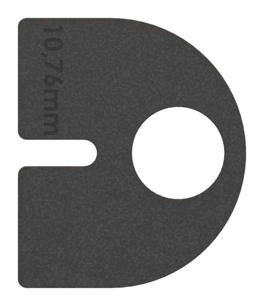 Gummi 1 Paar für  Mod. 30, VSG-Glas 10,76mm