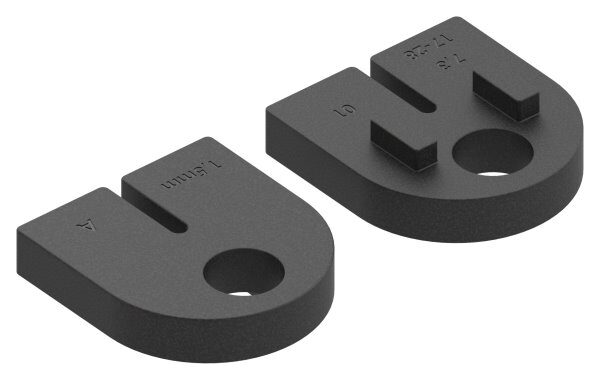 Gummi 1 Paar für  Mod. 32, Blech 1,5mm