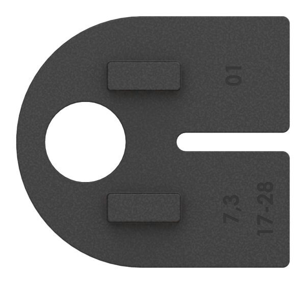 Gummi 1 Paar für  Mod. 32, Blech 1,5mm