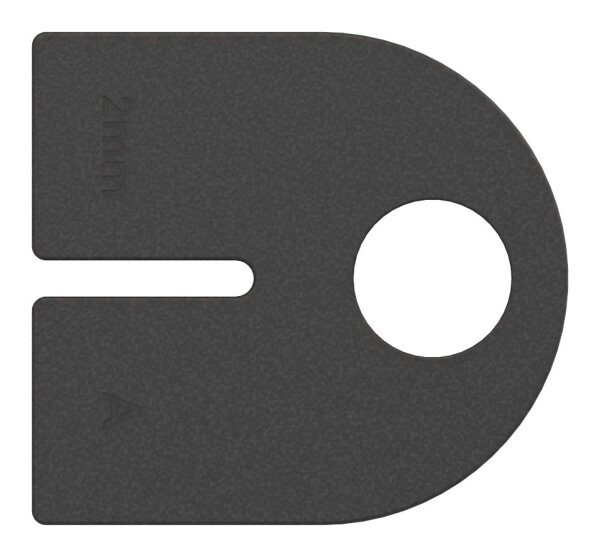 Gummi 1 Paar für  Mod. 32, Blech 2mm