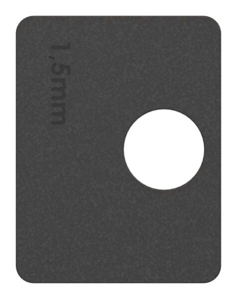 Gummi 1 Paar für  Mod. 34, Blech 1,5 mm