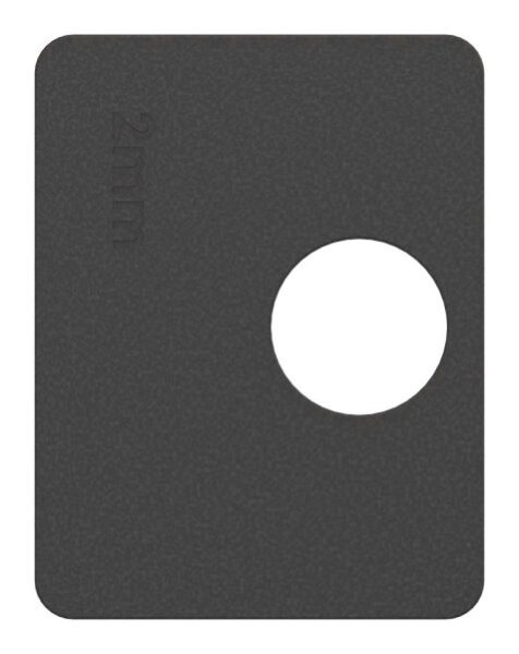 Gummi 1 Paar für  Mod. 34, Blech 2,0 mm
