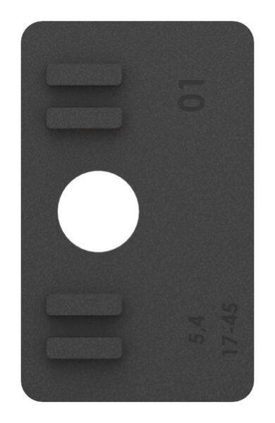 Gummi 1 Paar für  Mod. 35, ESG-Glas 10mm