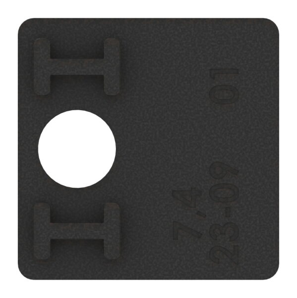 1 Paar Gummi für Mod. 36, für Blech 3,0mm