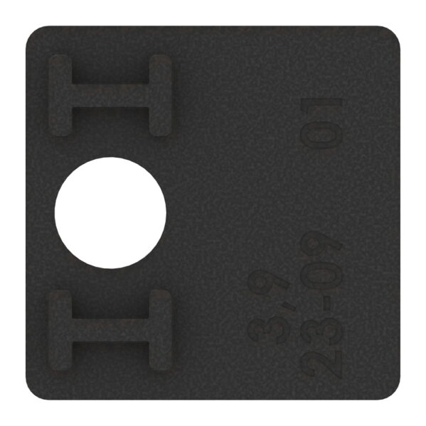 1 Paar Gummi für Mod. 36, für ESG-Glas 10mm