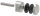 Glaspunkthalter, Ø 30mm, Anschluss: 42,4mm, Gewinde M8, Glasbohrung: mind. 15mm, Klemmbereich: 6,0 - 12,76mm, Zink roh, inkl. Gummi