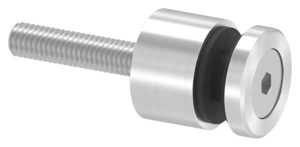 Glaspunkthalter, Ø 16mm, Anschluss: flach, mit...
