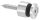 Glaspunkthalter, Ø 16mm, Anschluss: flach, mit Holzschraube M5x40, Bohrung mindestens 9mm, Klemmbereich: 4,0 - 8,0mm, V2A , inkl. Gummi
