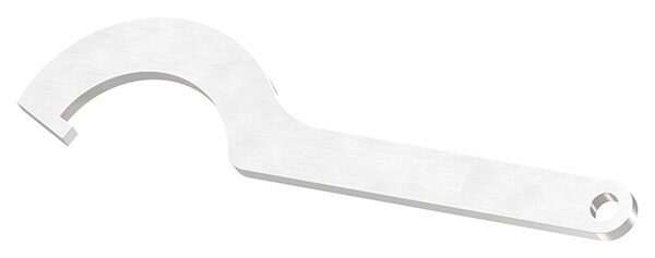 Gabelschlüssel für Punktglashalter Ø 40mm, V2A