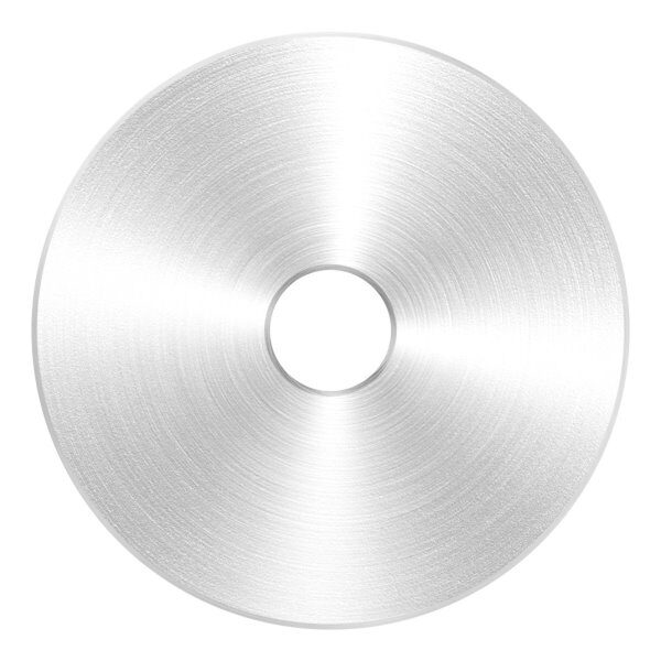 Unterteil Ø 52 mm, mit Durchgangsbohrung für 52mm Glaspunkthalter, t: 10mm, mit geradem Anschluss, V2A