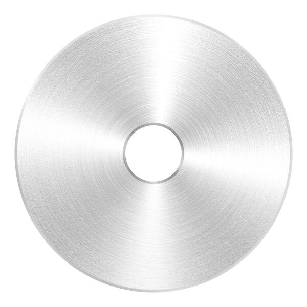 Unterteil Ø 52 mm, mit Durchgangsbohrung für 52mm Glaspunkthalter, t: 50mm, mit geradem Anschluss, V2A