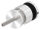 Glaspunkthalter, Ø 52mm, Anschluss: flach, Glasbohrung: mind. 19mm, Klemmbereich 6,0 - 25,52mm, mit Schraube M10x130, verstellbarer Wandabstand 35-55mm, V2A, inkl. Gummi, mit allgemeinem bauaufsichtlichen Prüfzeugnis (abP)