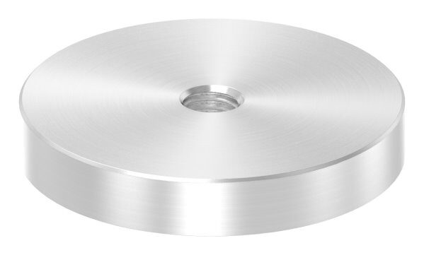 Unterteil für 62mm Glaspunkthalter mit Innengewinde M10, T: 10mm, mit geradem Anschluss, V2A
