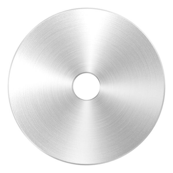 Unterteil für 62mm Glaspunkthalter, T: 20mm, mit geradem Anschluss, V2A
