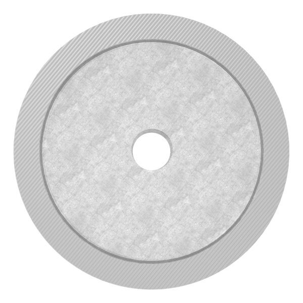Unterteil für 62mm Glaspunkthalter mit Innengewinde M10, T: 30mm, mit geradem Anschluss, V2A