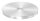 Unterteil für 62mm Glaspunkthalter, T: 5mm, mit geradem Anschluss, V2A