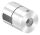 Brenk Grundhalter für Flachstäbe 20x8mm, mit Innengewinde M8, Aluminium 6063 T6, eloxiert
