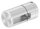 Brenk Grundhalter für Flachstäbe 40x10mm, mit Innengewinde M8, Aluminium 6063 T6, eloxiert
