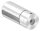 Brenk Grundhalter für Flachstäbe 50x8mm, mit Innengewinde M8, Aluminium 6063 T6, eloxiert