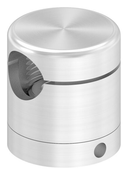 Brenk Grundhalter für Stäbe Ø 14mm, mit Innengewinde M8, Aluminium 6063 T6, eloxiert