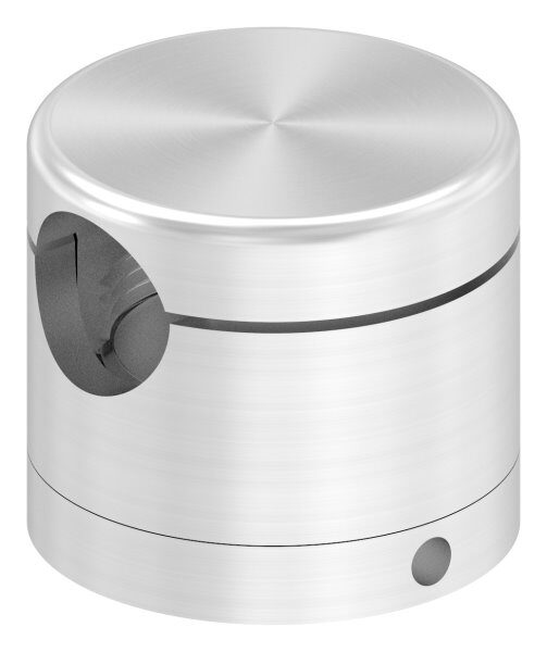 Brenk Grundhalter für Stäbe Ø 16mm, mit Innengewinde M8, Aluminium 6063 T6, eloxiert