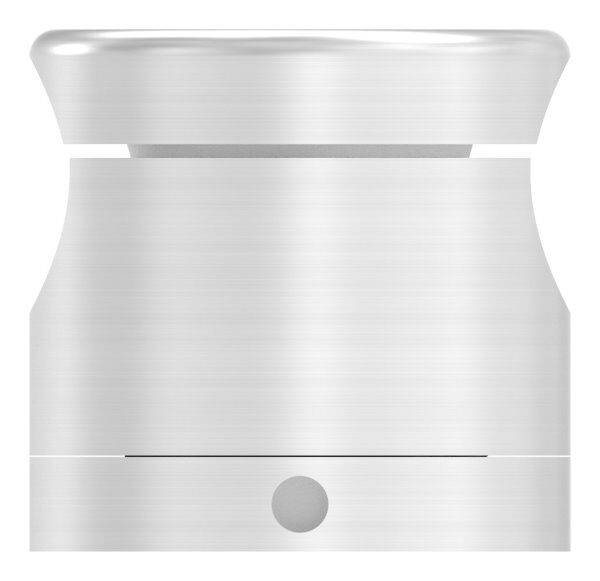 Brenk Grundhalter für Stäbe Ø 20mm, mit Innengewinde M8, geschliffen Korn 240, V2A